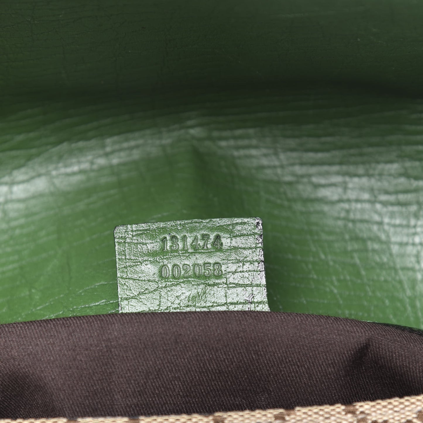 Monogram Horsebit Web Flap Bag Green
