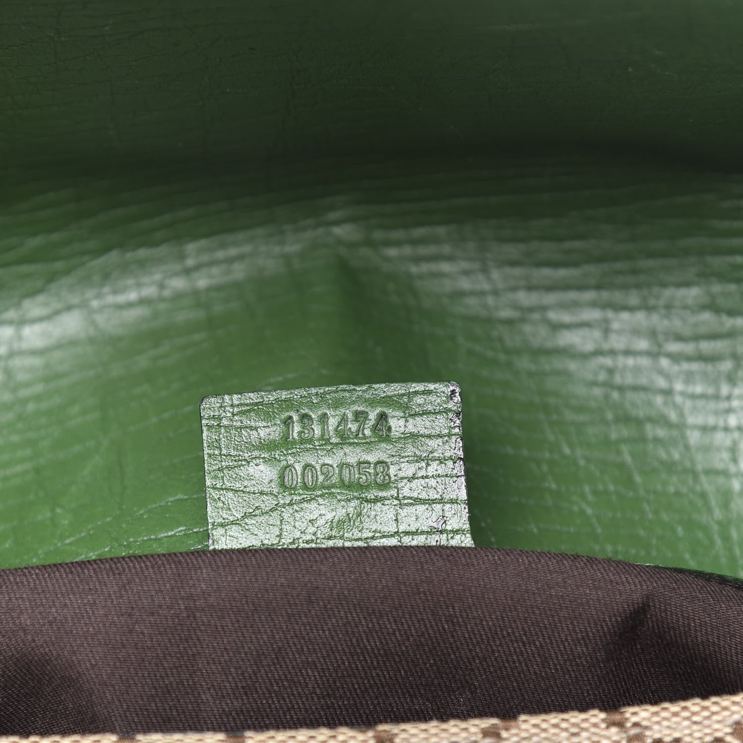 Gucci Monogram Horsebit Web Flap Bag Green 6 of 13