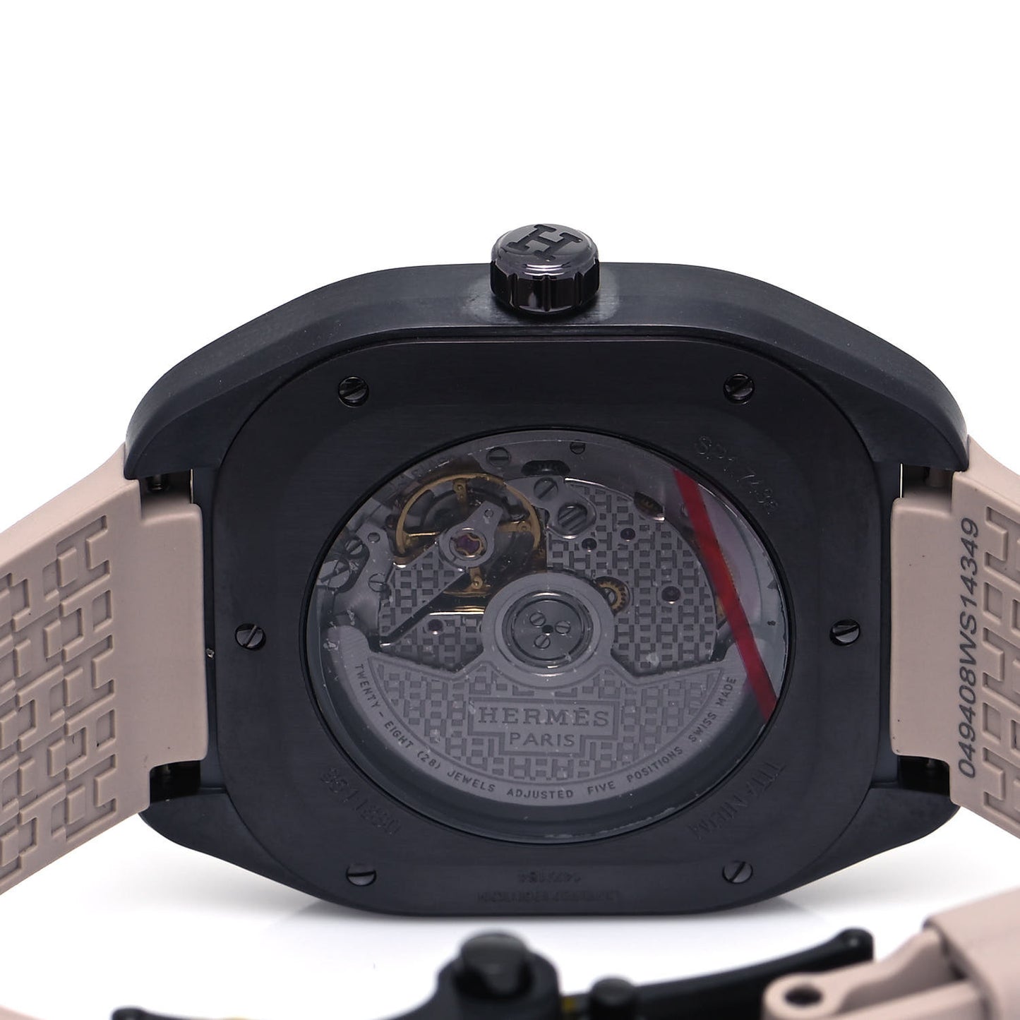 Titanium Rubber 39mm H08 Special Edition Automatic Watch Taupe