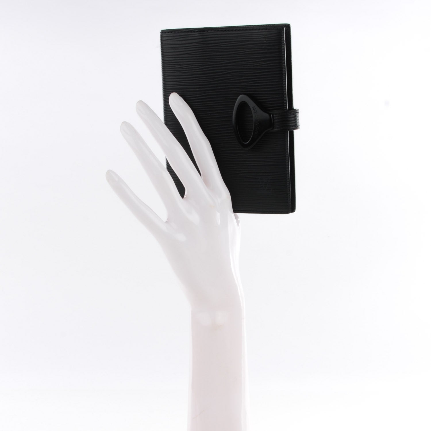 Louis Vuitton Epi Small Z Fonctionnel Ring Agenda Cover Black 2 of 7