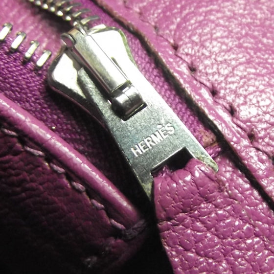 Chevre de Coromandel Birkin 30 Cyclamen