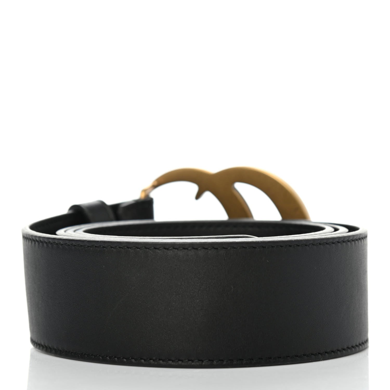 Gucci Calfskin Double G 40mm Belt 95 38 Black 2 of 4