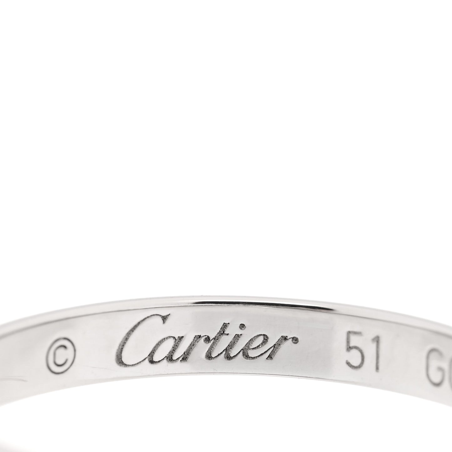 Platinum 2mm 1895 Wedding Band Ring 51 5.75