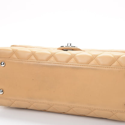 Chanel Lambskin Quilted Jumbo Kelly Flap Bag Beige 14 of 14