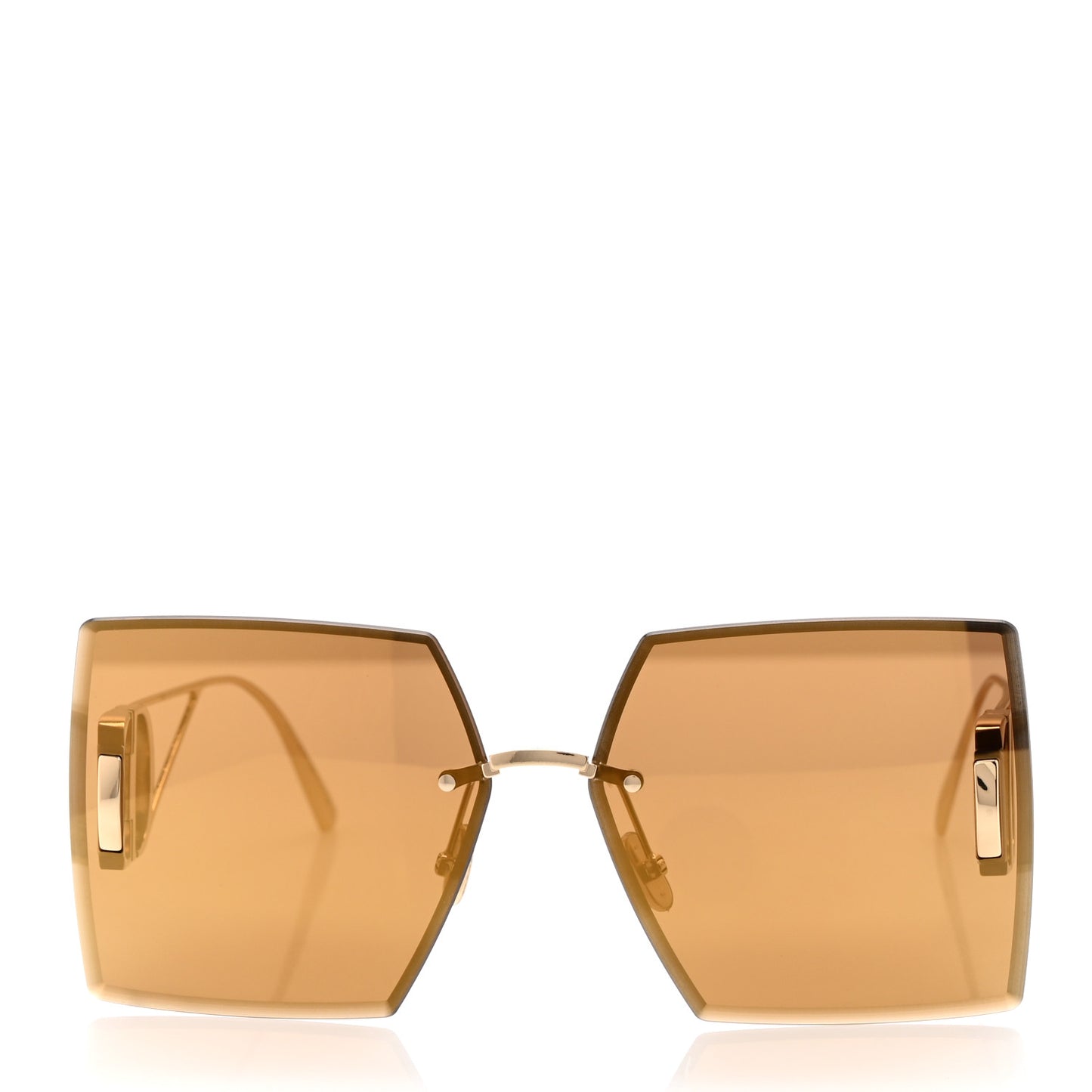 Square 30 Montaiane S7U Sunglasses Gold