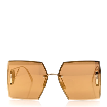 Christian Dior Square 30 Montaiane S7U Sunglasses Gold 2 of 7