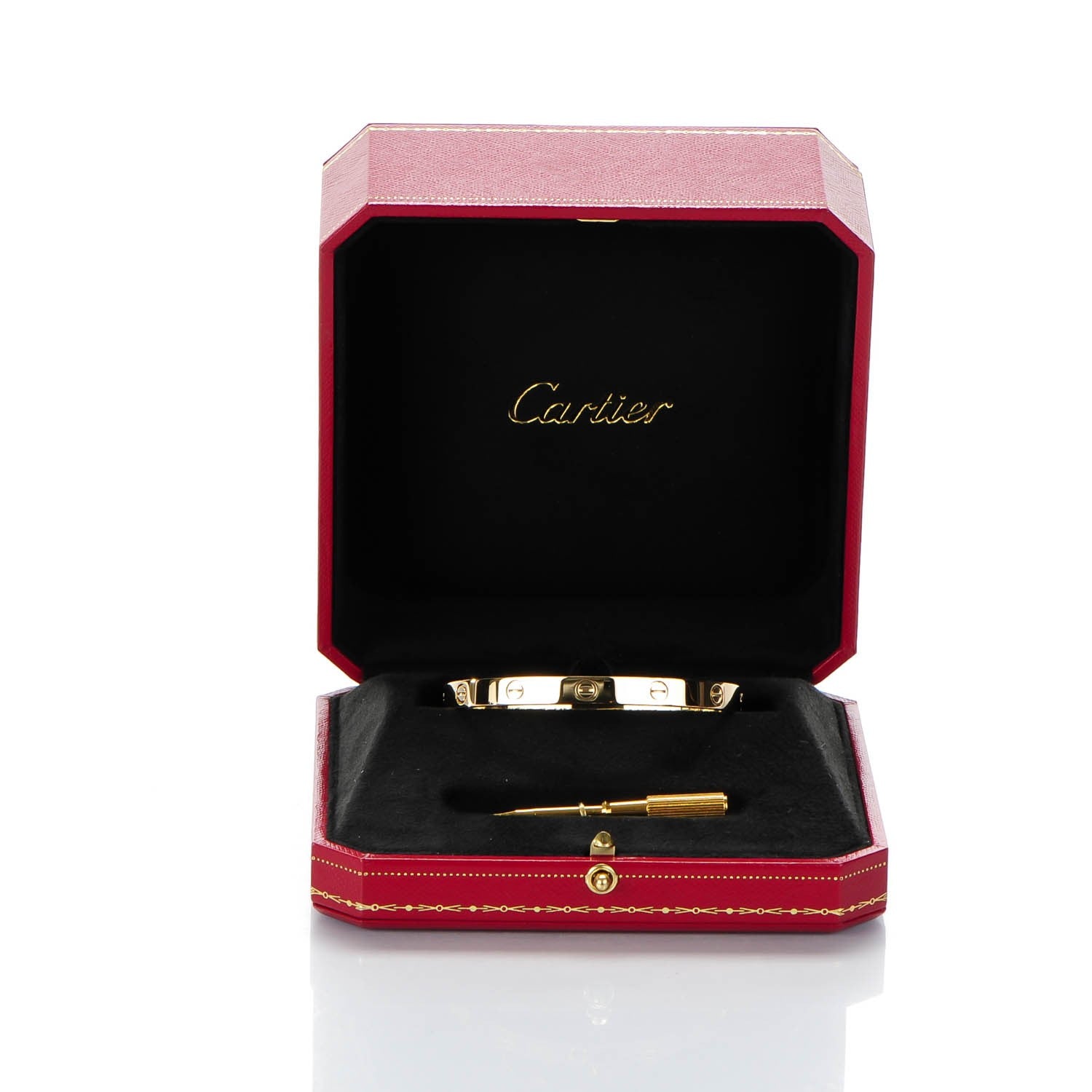 Cartier 18K Yellow Gold LOVE Bracelet 18 7 of 7