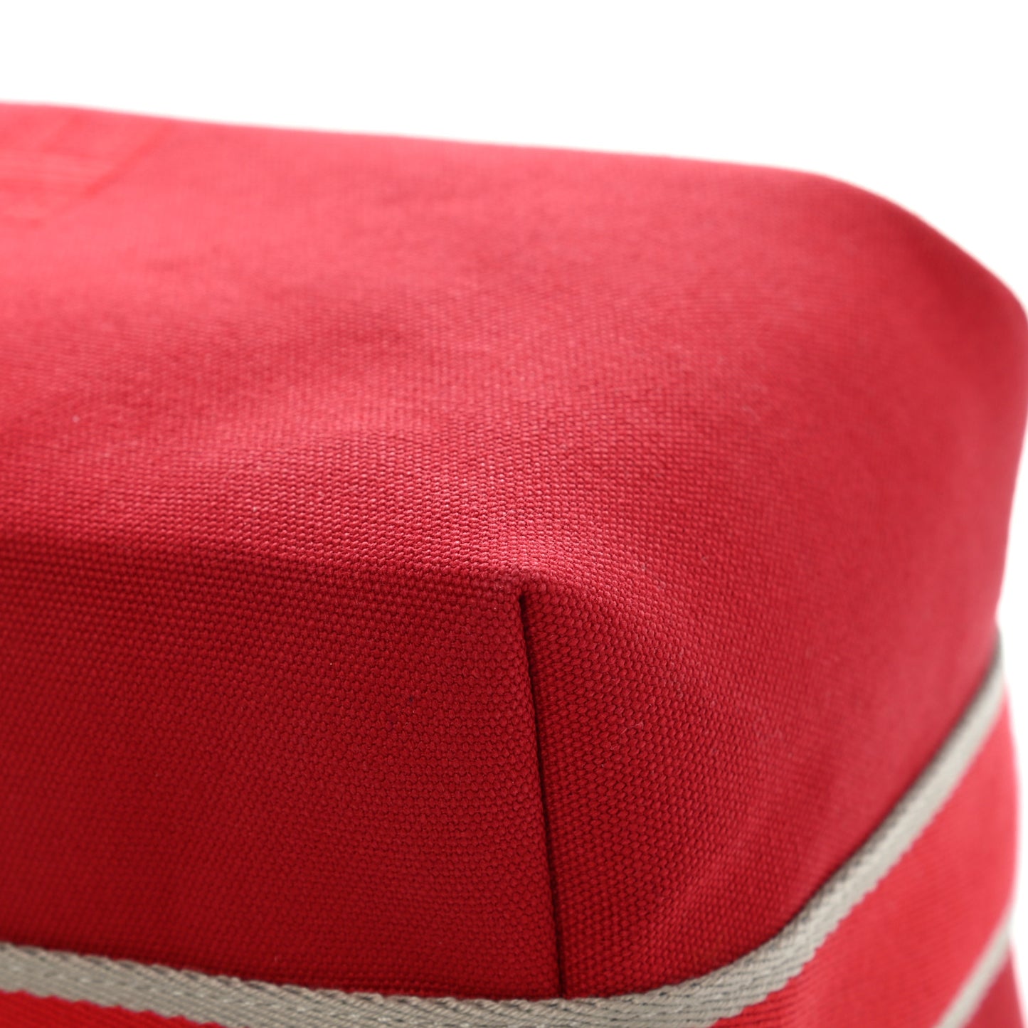 Canvas Large Bride-A-Brac Pouch Rouge