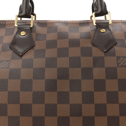 Louis Vuitton Damier Ebene Speedy 30 7 of 9