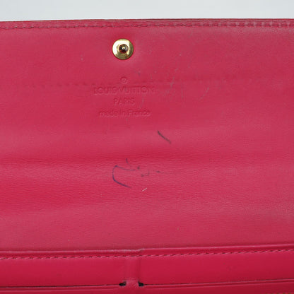 Louis Vuitton Vernis Sarah Wallet Rose Pop 8 of 11