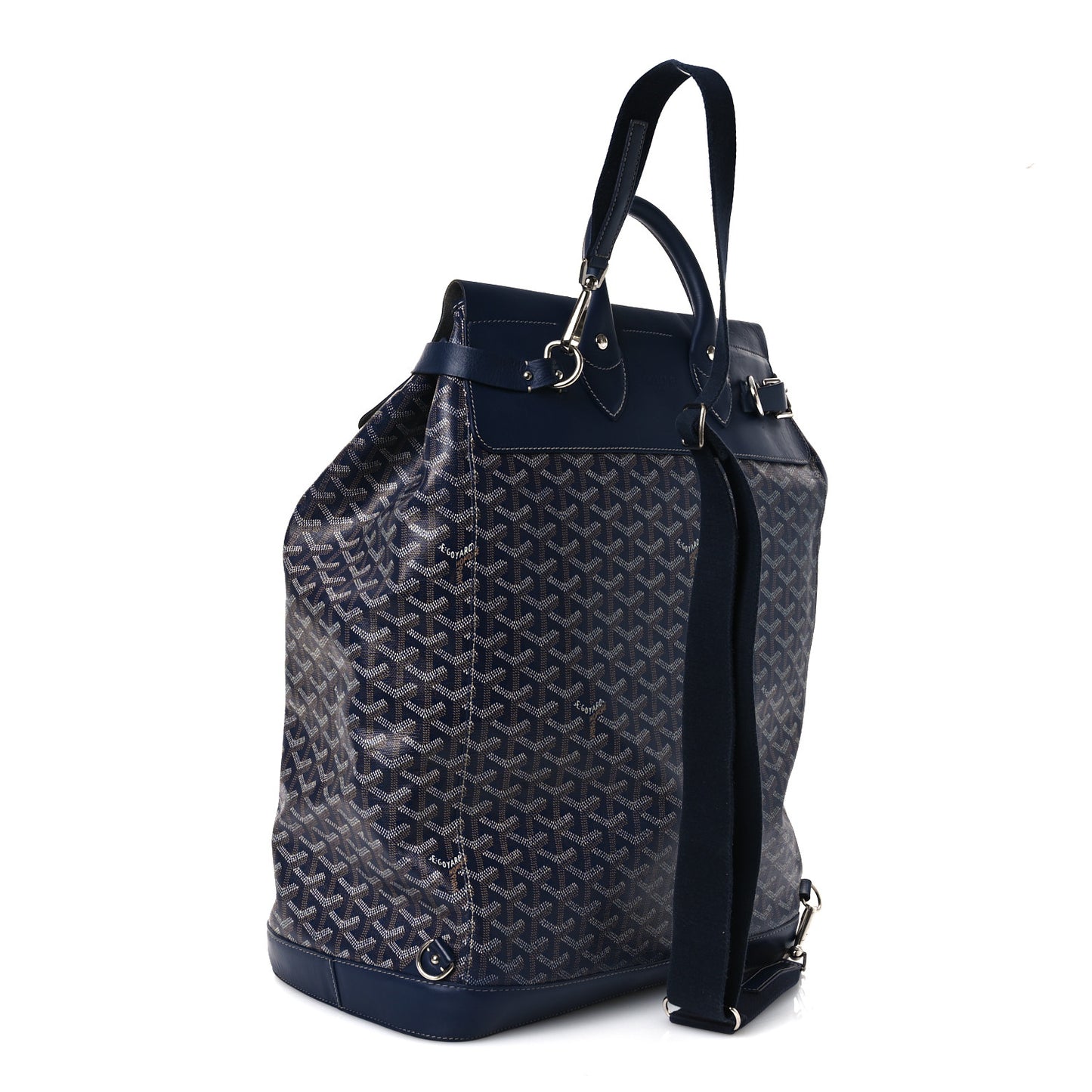 Goyardine Steamer PM Navy Blue