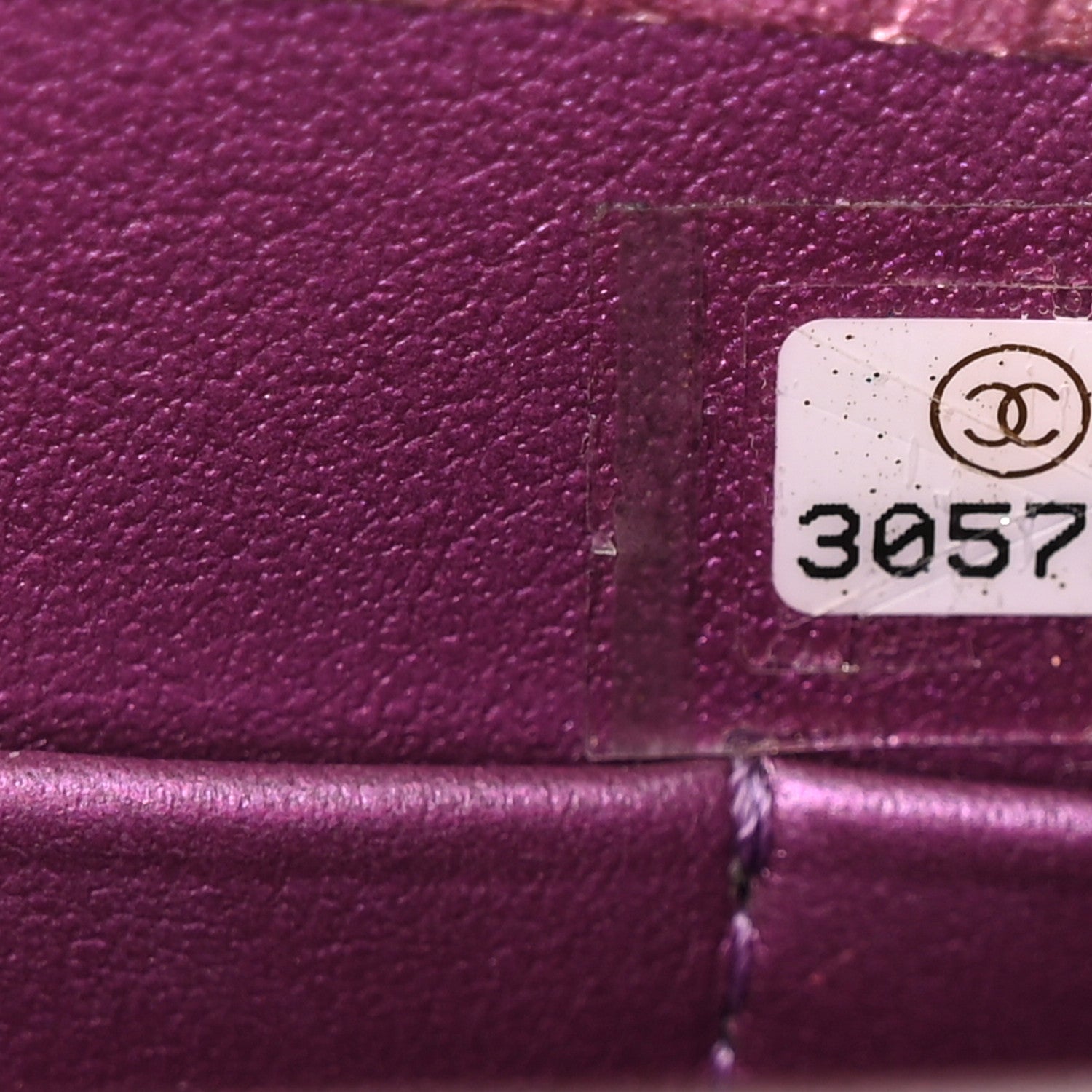 Chanel Iridescent Lambskin Quilted CC Phone Holder Purple 8 of 13