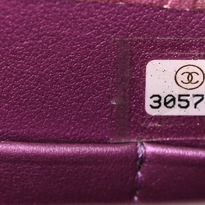 Chanel Iridescent Lambskin Quilted CC Phone Holder Purple 8 of 13