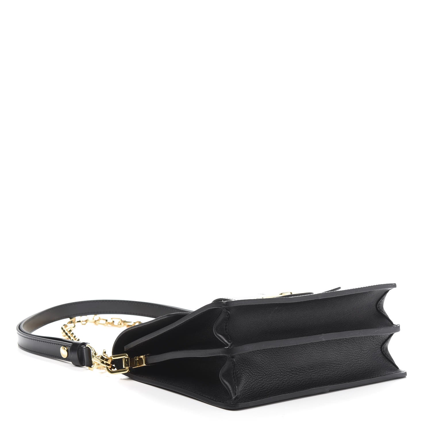Louis Vuitton Smooth Calfskin Dauphine MM Black 4 of 11