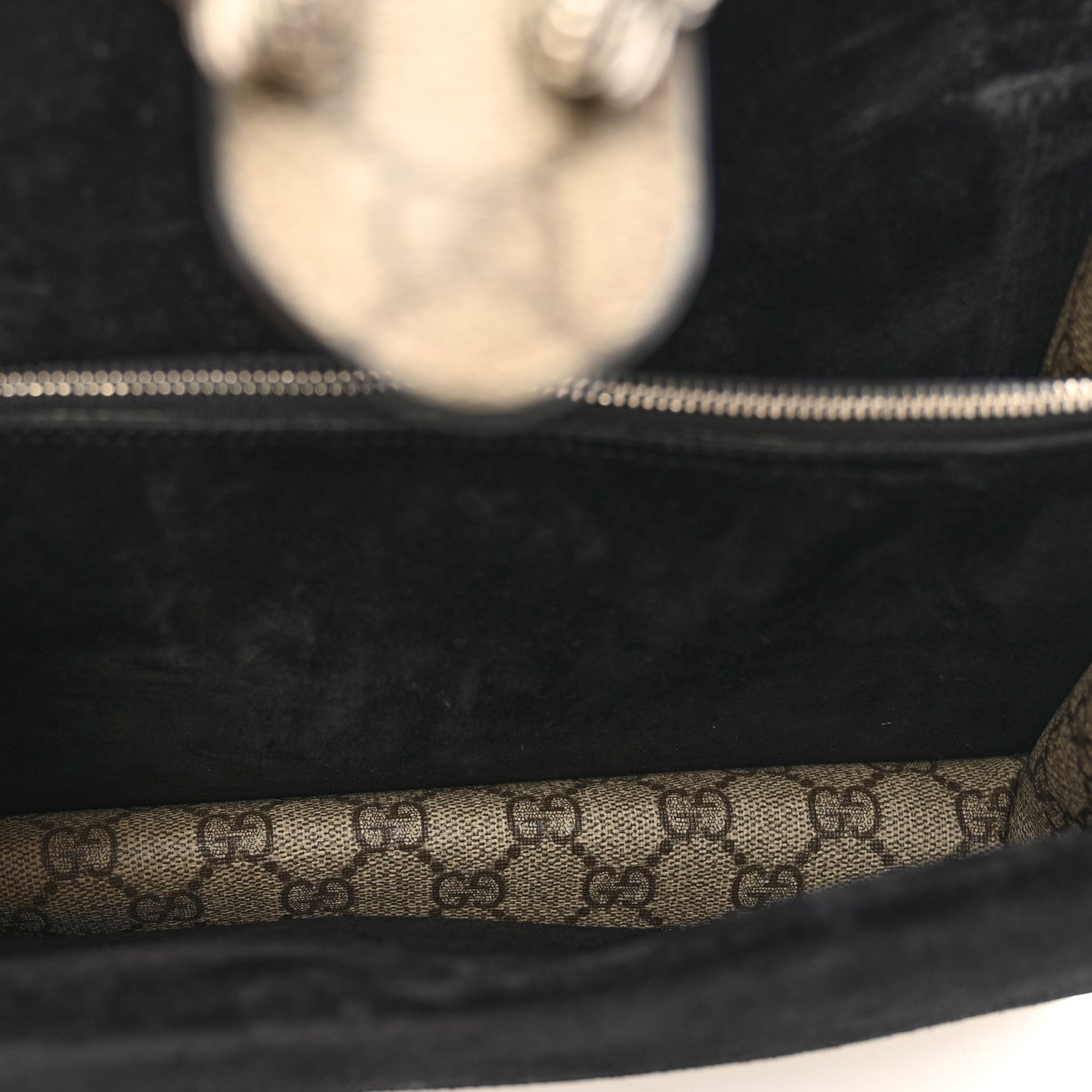 Gucci GG Supreme Monogram Small Dionysus Shoulder Bag Black 7 of 12