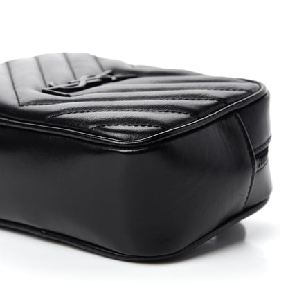 Saint Laurent Calfskin Matelasse Monogram Lou Belt Bag Black 7 of 11