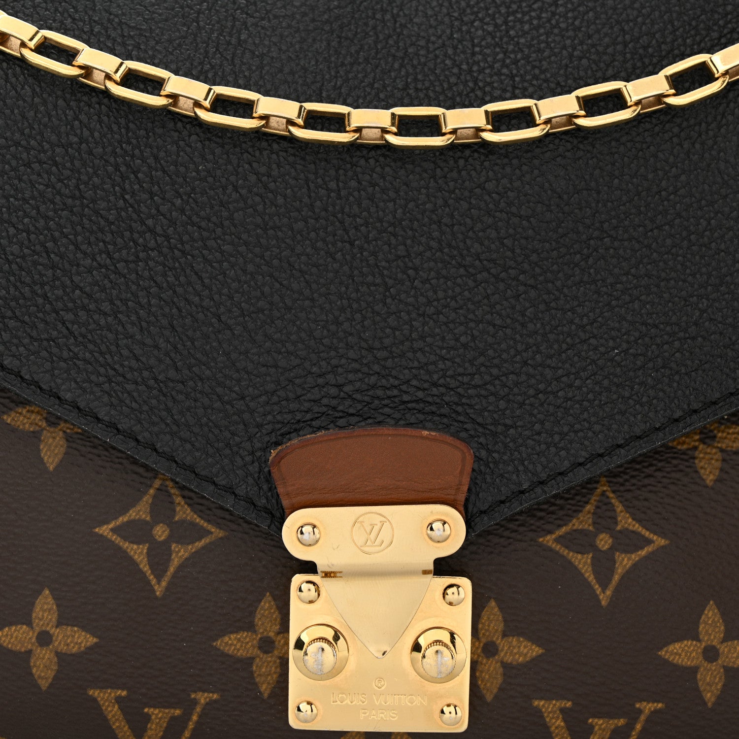 Louis Vuitton Monogram Pallas Chain Black 11 of 15