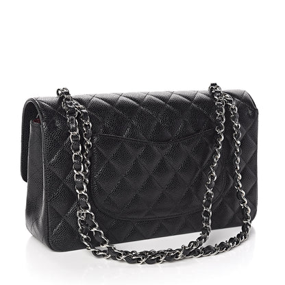 Chanel Caviar Quilted Medium Double Flap Black 3 of 10