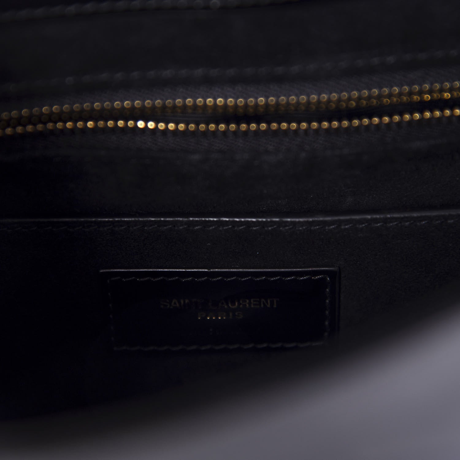 Saint Laurent Patent Le 90 Shoulder Bag Black 9 of 10