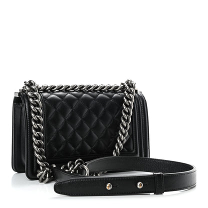 Chanel Caviar Quilted Small Boy Flap Black 2 of 5