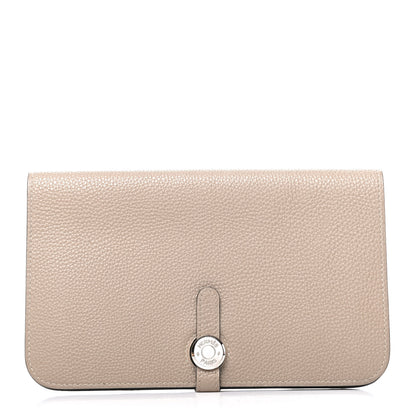 Hermes Togo Dogon Duo Wallet Gris Tourterelle 1 of 8