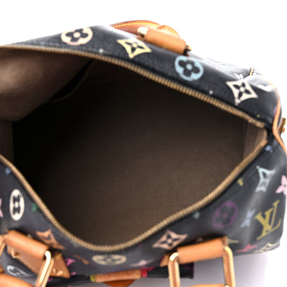 Louis Vuitton Monogram Multicolor Speedy 30 Black 5 of 18