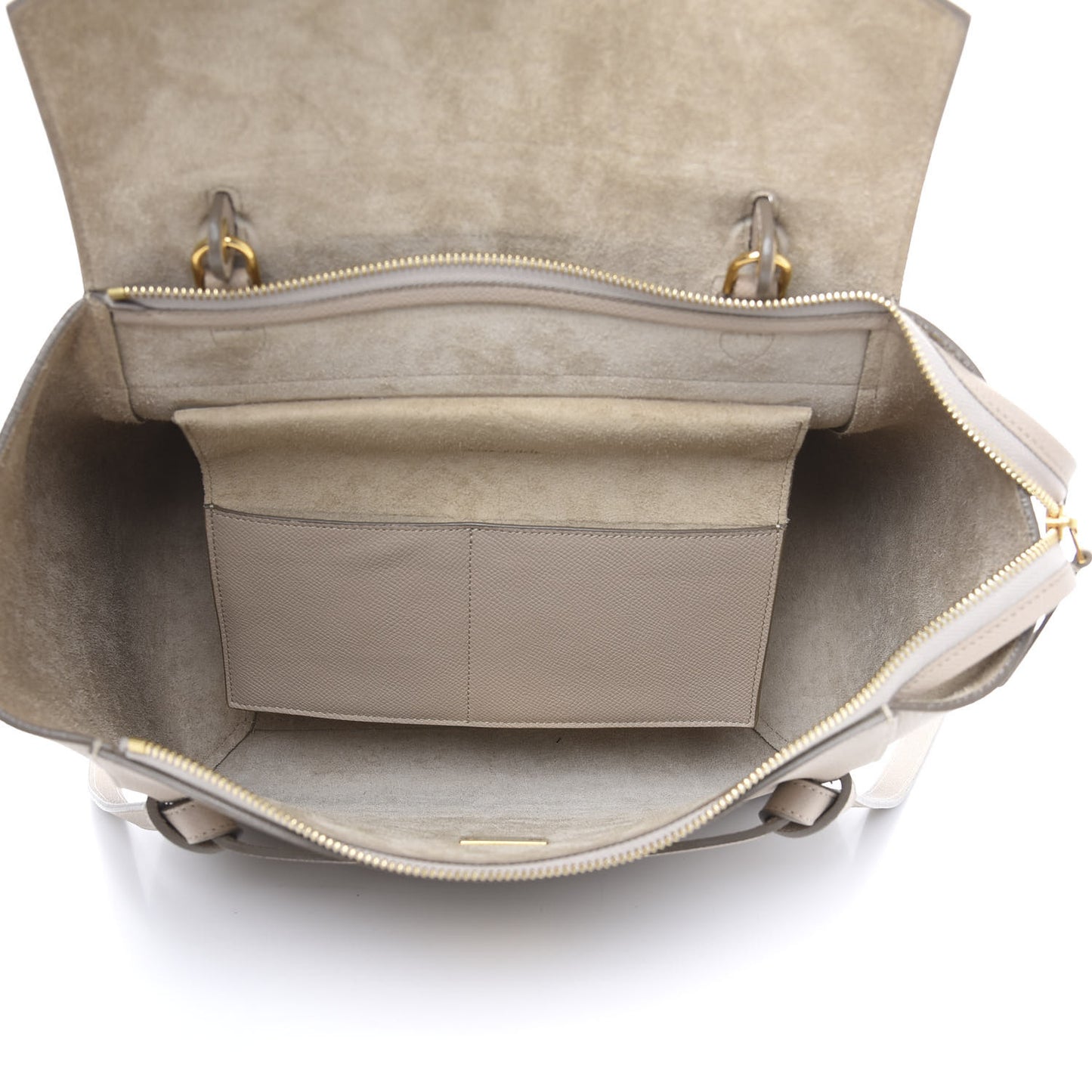 Grained Calfskin Mini Belt Bag Light Taupe