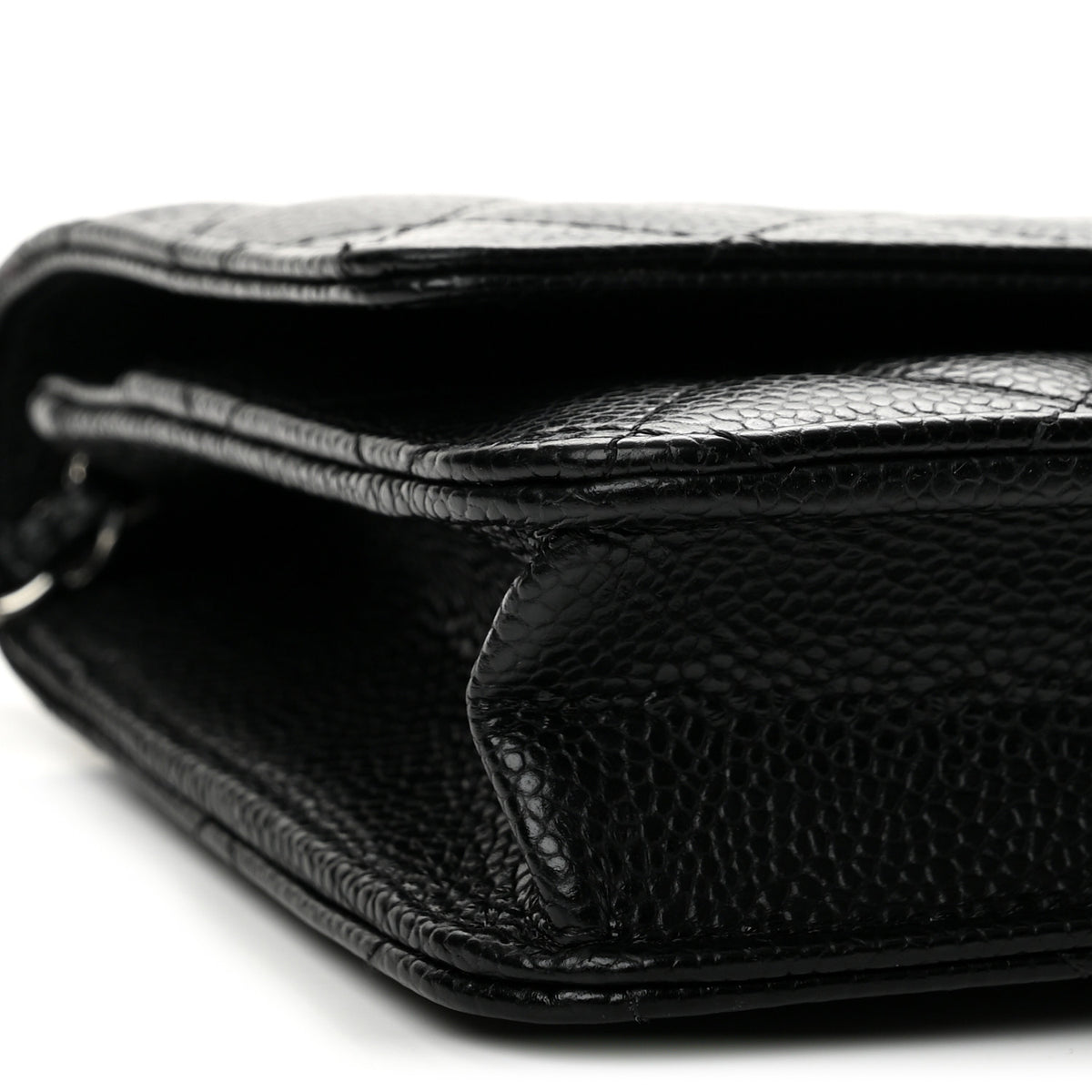 Chanel Caviar Quilted Wallet on Chain WOC Black 10 of 13
