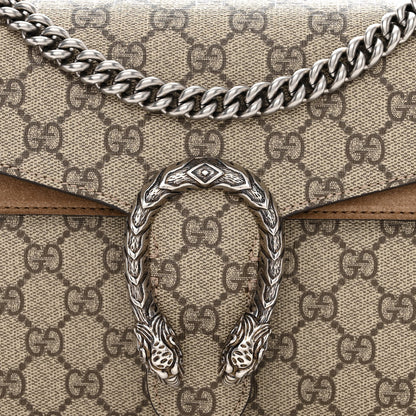 Gucci GG Supreme Monogram Small Dionysus Shoulder Bag Taupe 9 of 11