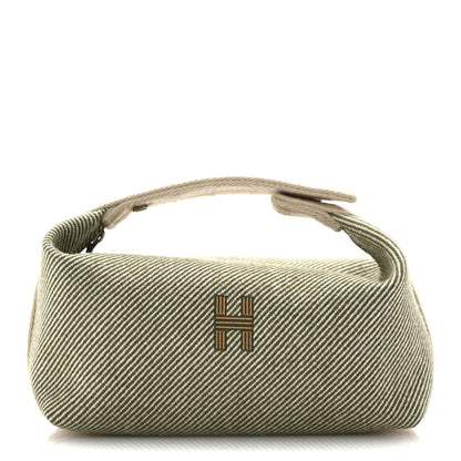 Hermes Wool Small Bride-A-Brac H Natte Pouch Vert Foret 1 of 8