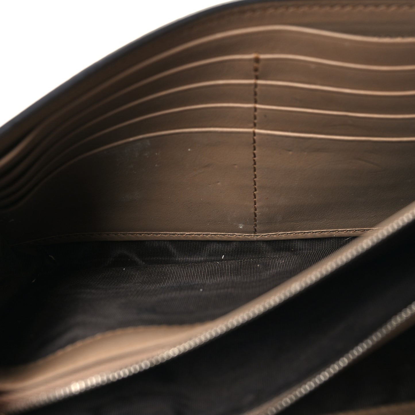 GG Supreme Monogram Mini Dionysus Chain Wallet Beige Taupe