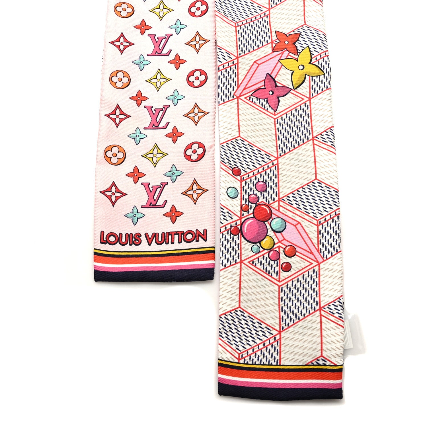 Louis Vuitton Silk Damier Pop Up Bandeau Azur 2 of 3