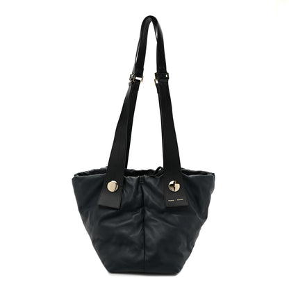 Proenza Schouler Lambskin Large Puffy Tobo Tote Navy 1 of 16