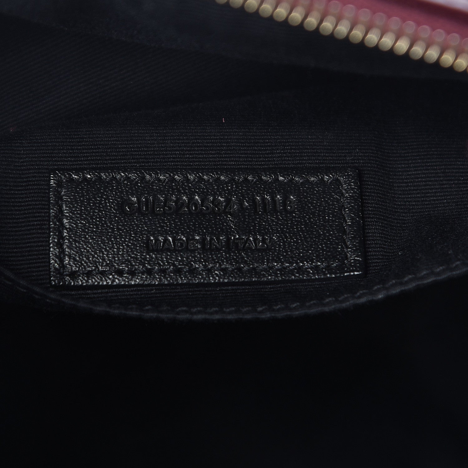 Saint Laurent Calfskin Matelasse Monogram Lou Camera Bag Dark Legion Red 7 of 10