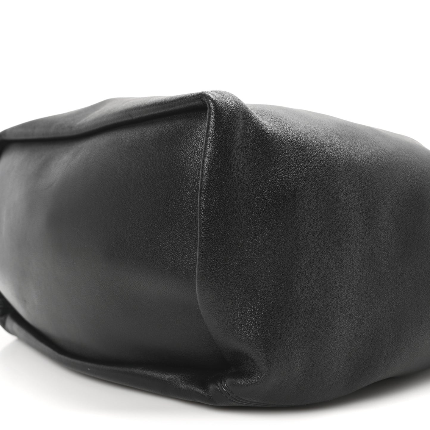 Buttery Nappa Lambskin Medium Squeeze Bag Black