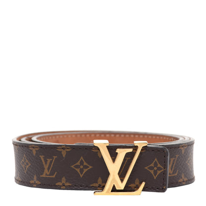 Louis Vuitton Mini Monogram 25mm LV Initiales Belt 75 30 1 of 6