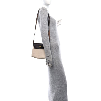 Hermes Military Toile Vache Hunter Herbag Zip Retourne 20 Ecru Beige Ebene 3 of 11
