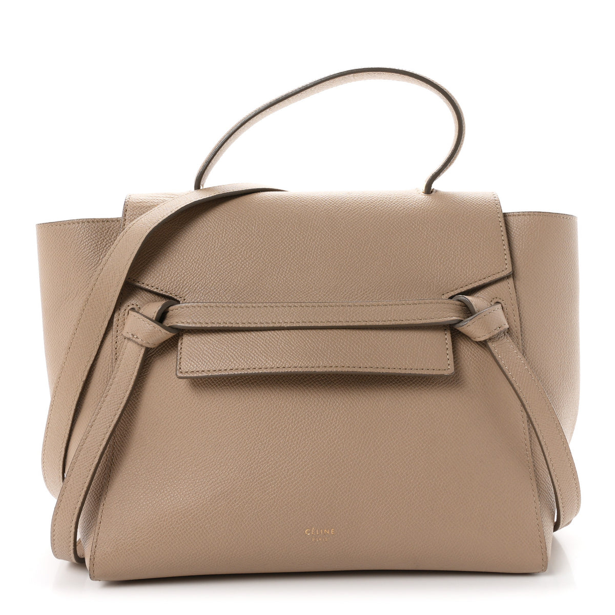 Celine Grained Calfskin Micro Belt Bag Light Taupe 1 of 12
