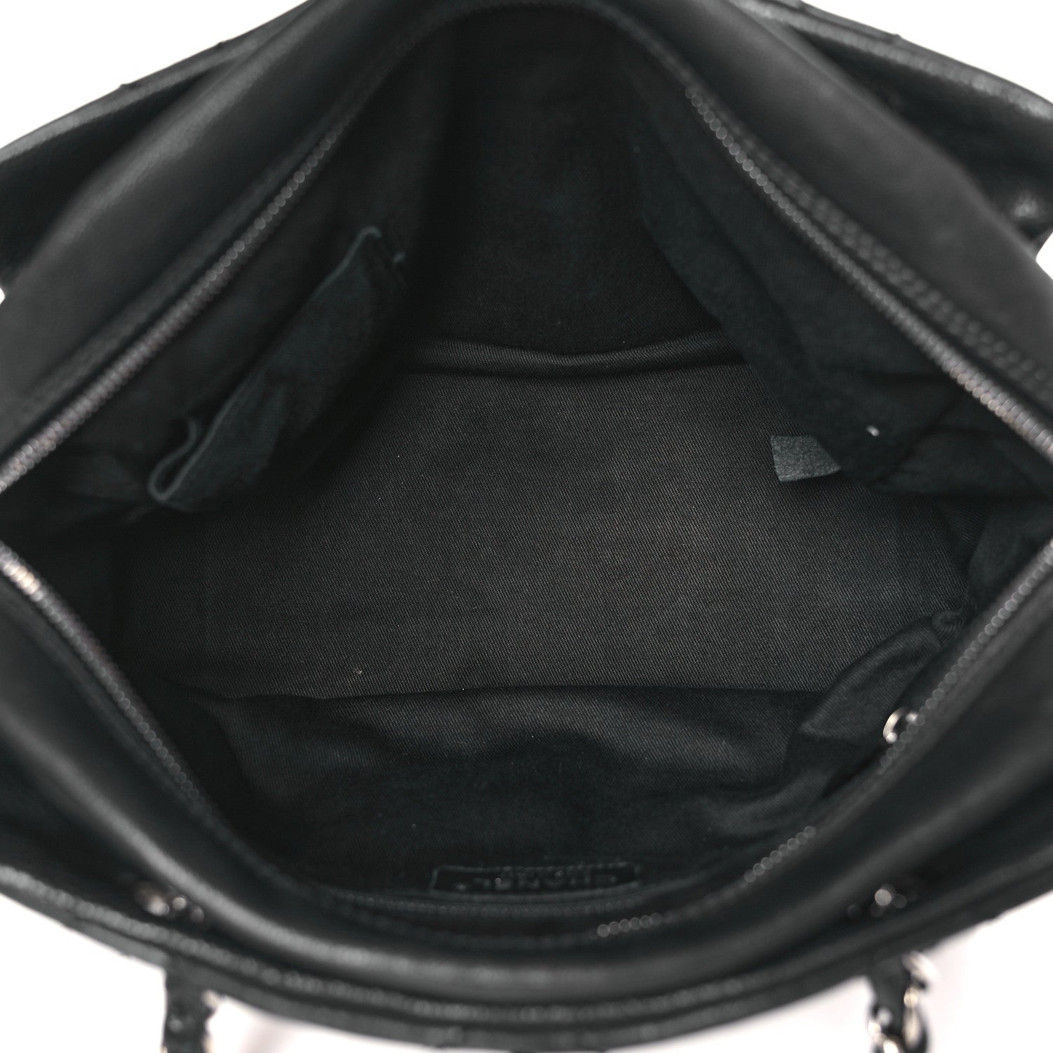 Chanel Calfskin Small Diamond Stitch Tote Black 5 of 11
