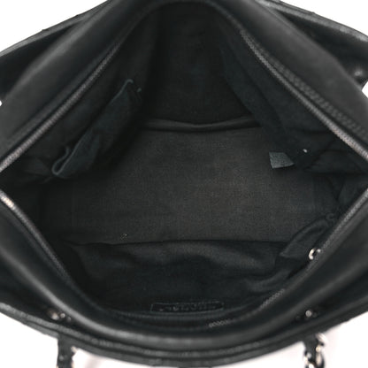 Chanel Calfskin Small Diamond Stitch Tote Black 5 of 11