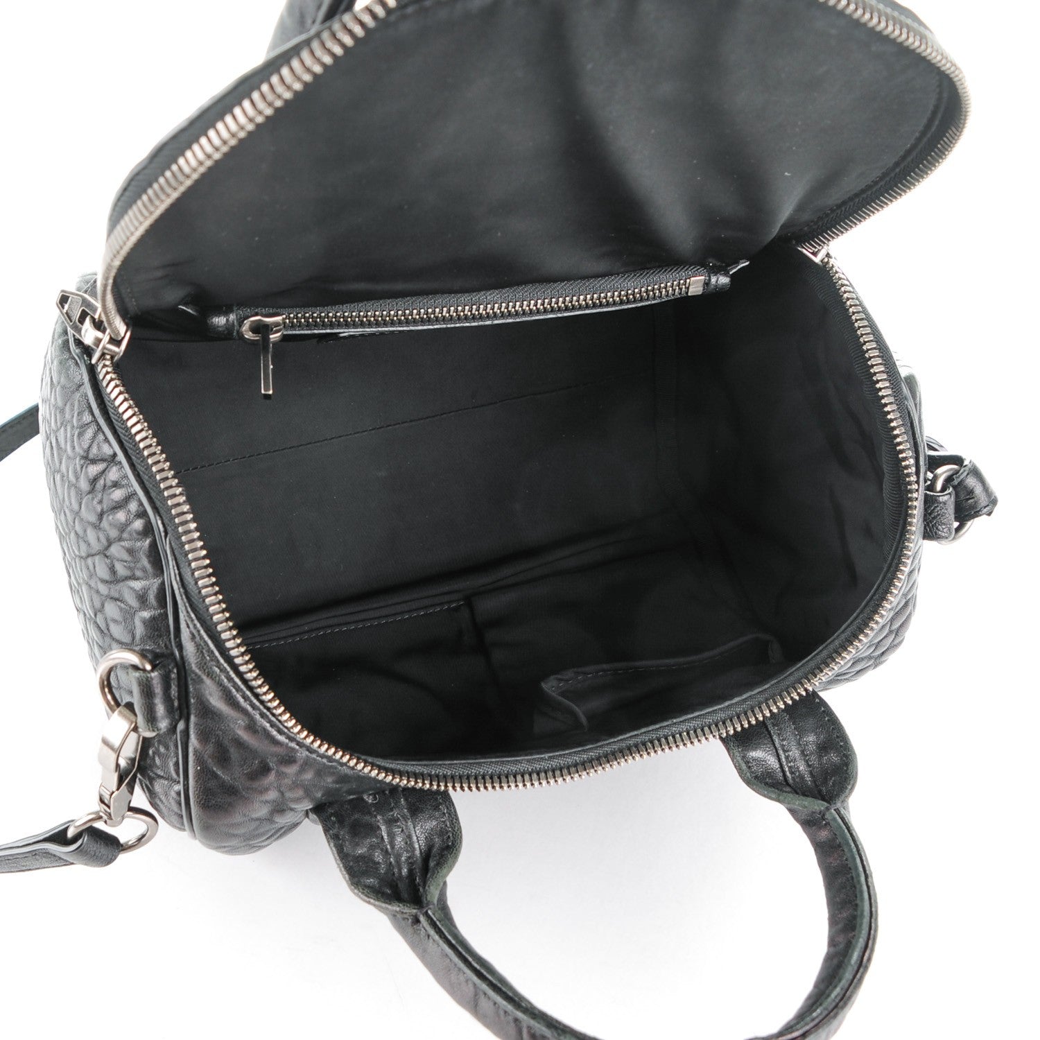 Alexander Wang Pebbled Lambskin Rockie Black Nickel Hardware 5 of 8