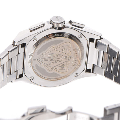 Gucci Stainless Steel Diamond Bezel Mother of Pearl 34mm Pantheon Chronograph Quartz Watch 9 of 9