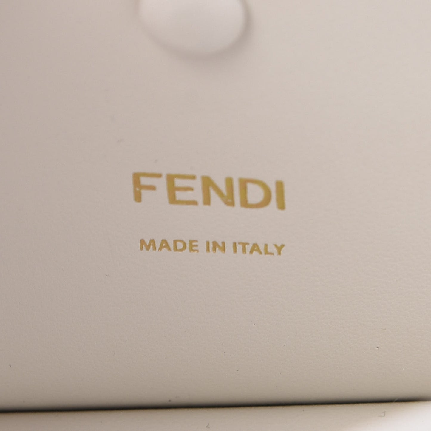 TPU FF Vitello Century F is Fendi Small Kan I Shoulder Bag White