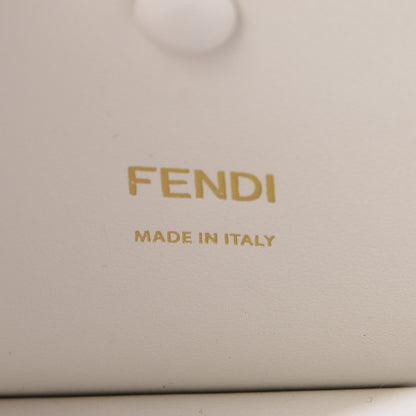 Fendi TPU FF Vitello Century F is Fendi Small Kan I Shoulder Bag White 8 of 8