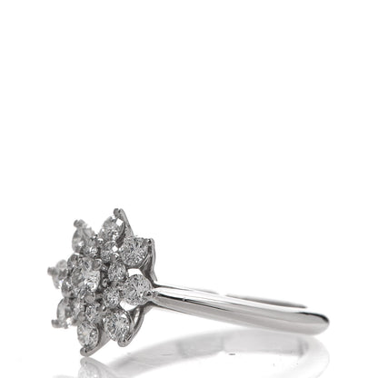 Tiffany Platinum Diamond Flower Ring 50 5.5 2 of 6
