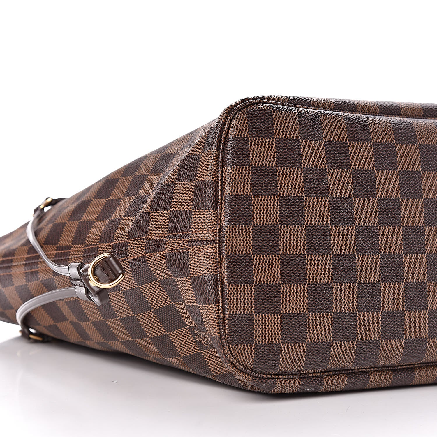 Louis Vuitton Damier Ebene Neo Neverfull MM Rose Ballerine 7 of 9