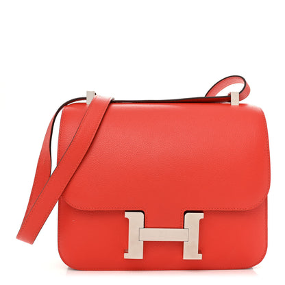 Hermes Evercolor Constance 24 Orange Poppy 1 of 10
