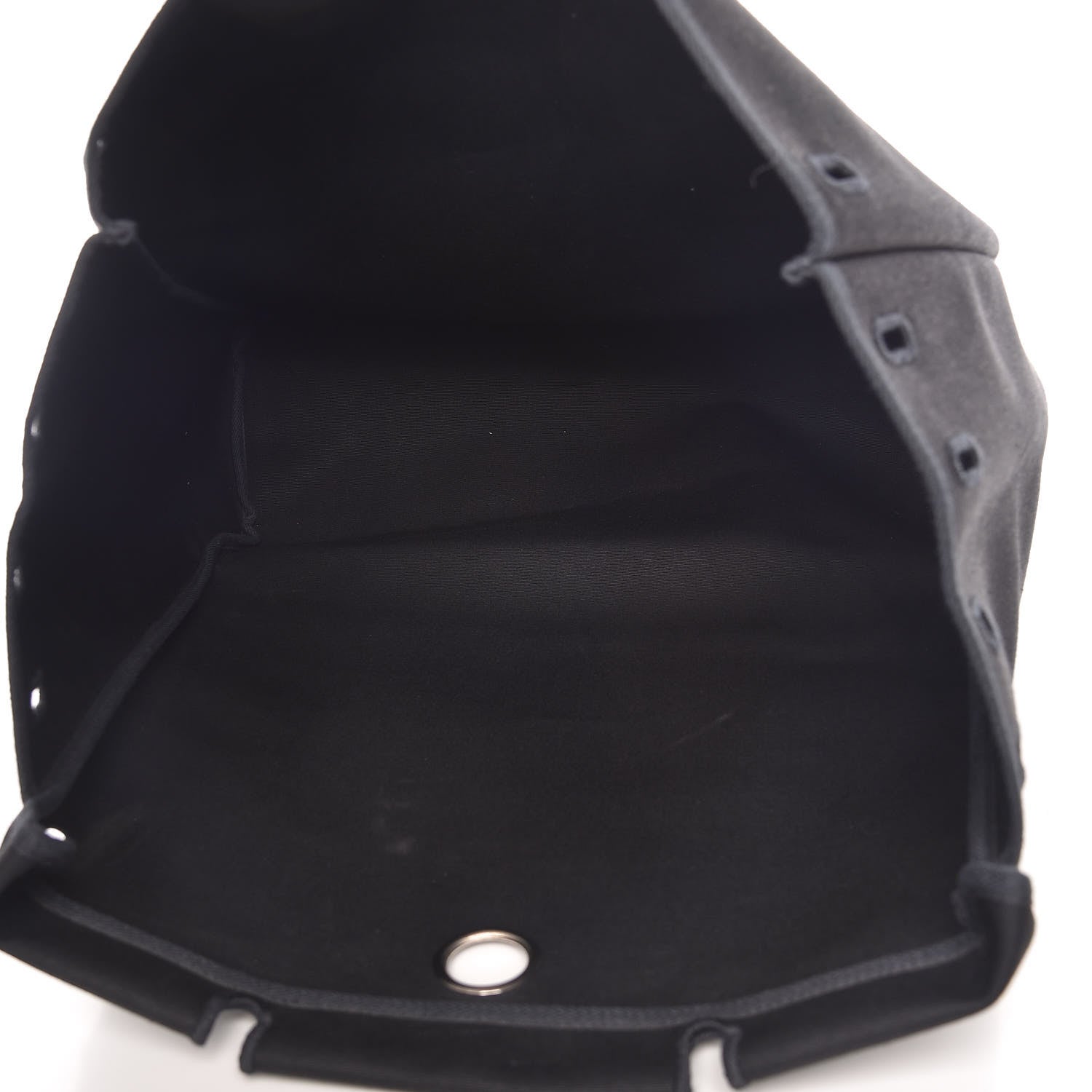 Hermes Toile Vache Calfskin Herbag 40 GM Black 5 of 18