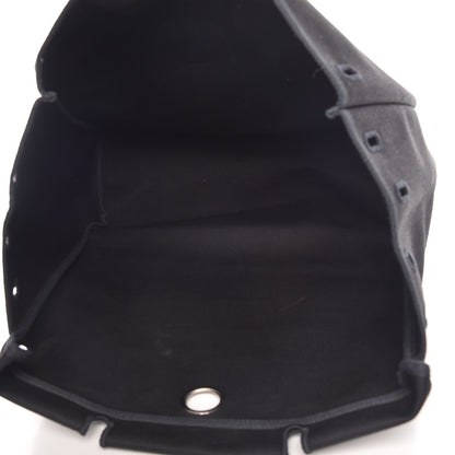 Hermes Toile Vache Calfskin Herbag 40 GM Black 5 of 18