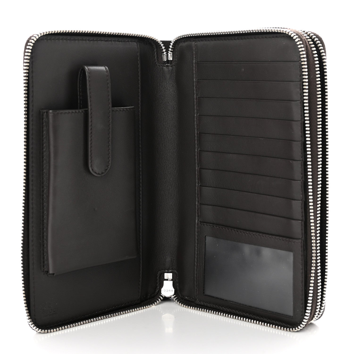 Gucci Microguccissima Zip Around Top Handle Travel Wallet Testa di Moro 6 of 7